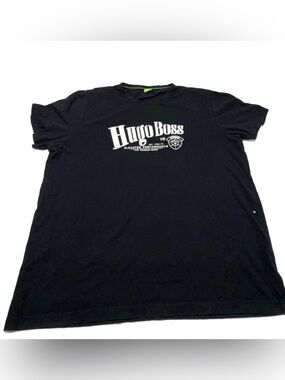 BOSS Hugo Boss "Elevated Performance" Graphic Tee - Black - Size 3XL